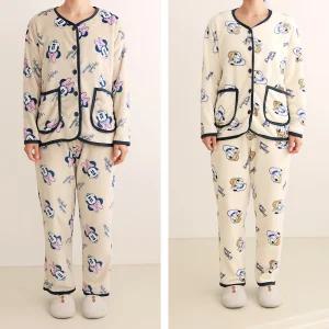 디즈니 수면잠옷세트 커플 잠옷 미키 도널드 잠옷