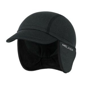 멜라사 겨울 플리스 사이클링 캡, 이어 워머 스컬 캡 헬멧 라이너, 선바이저, 남성용 자전거 모자 러닝 비니