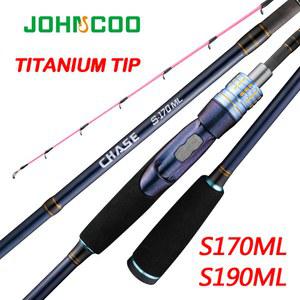 1.7m 1.9m ML 보트 낚싯대 티타늄 팁 스피닝 낚싯대 오징어 바닷물 낚싯대 고품질