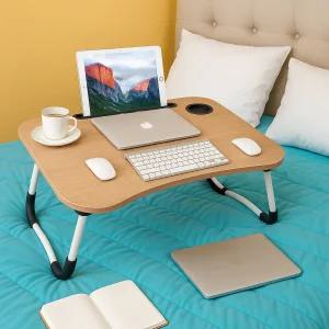 좌식 침대책상 접이식 사이드테이블 미니탁자 노트북 소형 각도조절 이동식 소파 거실 철제 틈새 1인 창가