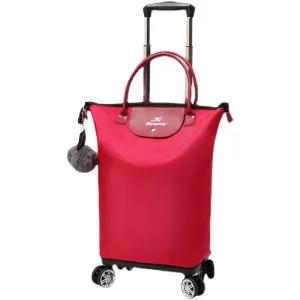 바퀴 시장가방 쇼핑카트 장바구니 시장 가방형 이동식 장보기 휴대용 캐리어 다용도 마트