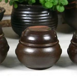 고추장단지 장독 미니옹기 옹기 항아리단지 항아리 용기 장독뚜껑 김 양념단지