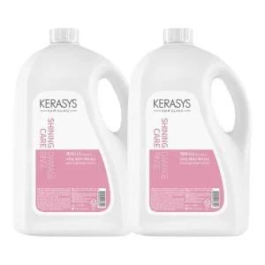 [셀러허브]케라시스 샤이닝 데미지 케어 린스 4L X 2개 대용량 부드러운 윤기있는 머릿결 (S41300201)