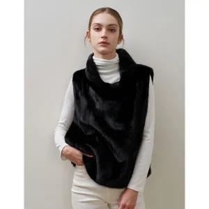 [하프클럽/진도]진도 Elfee 워머 밍크 휘메일 베스트 (K7W6EV25_)