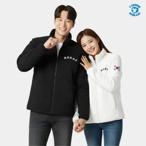 로카 후리스 ROKA 전체자수 밍크 보아털 군인 커플룩 코리아아미