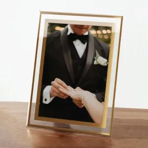 A4 사이즈 고급형 상장 액자(골드)