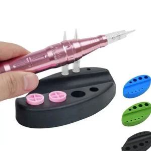 타투재료 실리콘 색소 컵 홀더 스탠드 실리콘 머신 거치대 진열대