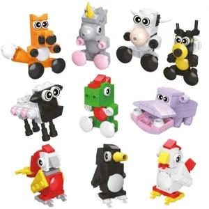 애니멀 창작 블럭 10개 블록 동물 장난감 놀이용