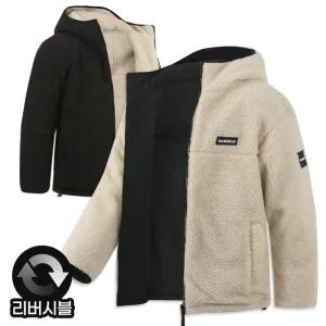 탑보이 리버시블 양털 후드점퍼 (JW546)