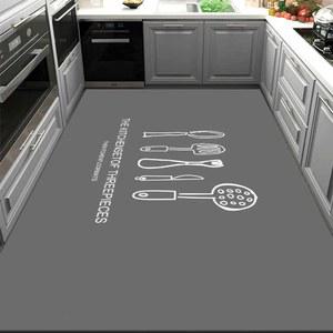 대형 주방매트 미끄럼방지 특대형 매트 심플 규조토 80x200cm 키친 gzn
