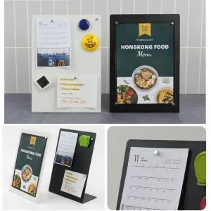 [셀러에이드]자석 게시판 안내판 마그넷 보드판 데스크 알림판 인포보드