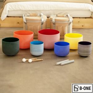 혜은 6-12/7-12인치 전문가용 컬러 크리스탈 싱잉볼 7개 세트 쿼츠 차크라 볼 사운드 힐링 스트레스 해소