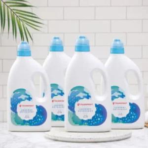 더블하트 유아 아기 섬유 세탁 세제 1.8L 용기형 4개