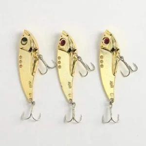 [골드스마일]메탈 농어 갈치 바다 쏘가리 낚시 루어 18g 골드 스푼