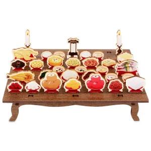 미니 제사 상차림목재모형 조립키트 완구 방학숙제