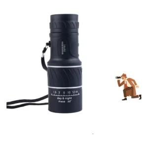 고배율 단망경 휴대용 40X60 등산 낚시 스포츠 만원경관람용망원경 생태관찰용 여행용 아웃도여용 레져용