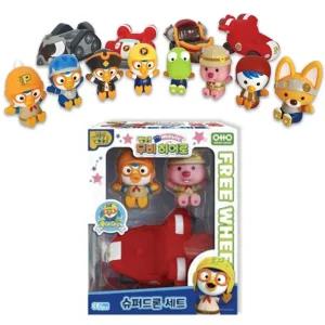 위플 뽀로로 프리휠 무비 히어로 슈퍼 드론 세트역할놀이피규어 규어 어토이 어장난감 모형어 캐릭터어 장