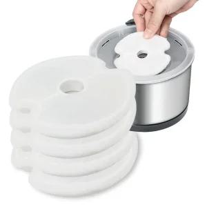 스마트 올 스텐 플라워 펫 정수기 리필필터 4개입고양이 반려동물용품 식기 급수기 강아지 물그릇