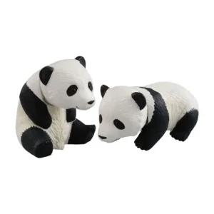 애니멀어드벤처 아기자이언트판다 포즈가 다른2개팬더피규어 미니장난감 판더어 동물모형 동물어