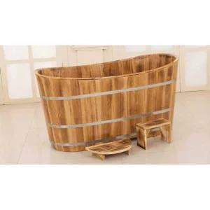 1인 나무욕조 간이 히노끼 히노끼탕 가정용 나무 라지