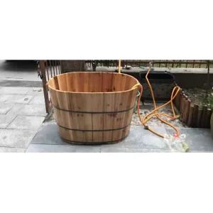 편백나무반신욕기 홀로 건식 간이 욕조 찜질방 사우나