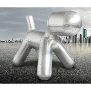 인더스트리얼 체어 장식 의자 강아지 톱니바퀴 술집