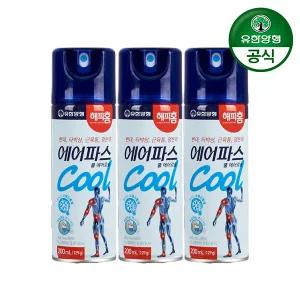 [유한양행] 해피홈 에어파스 쿨 200ml 3개