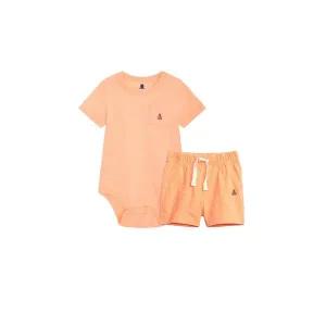 [갭키즈][베이비 남아 0-24개월] 숏 슬리브 포켓 바디수트 & 쇼츠 5233134064031