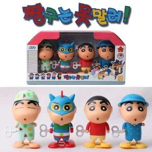 짱구 태엽 피규어 장난감 소형 수집용 캐릭터 장식품
