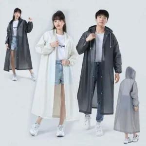 성인용 남자 여자 EVA 비옷 레인코트 남녀공용 GWM