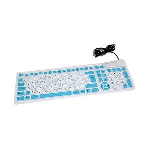 COMS USB 실리콘 롤 키보드 KB-3110W/핫키지원/CF452