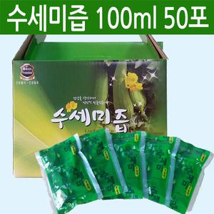 수세미즙 100ml 50포/ 수세미만으로 추출한 정직한 맛