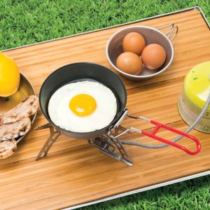 탑앤탑 캠핑 에그 팬 2.5T (레드) T070704 국산 미니 프라이팬 테프론 코팅