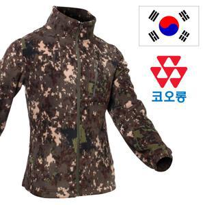 어택존 극세사 폴라 방한 자켓 디지털 발열 기모 군인 군용 깔깔이