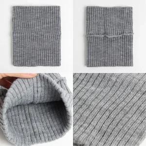 그레이 니트 넥워머 목도리(남녀공용) / 겨울용품