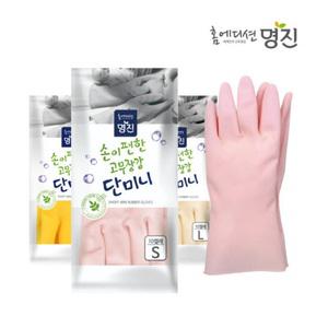 명진 단미니 고무장갑 대(L) 소(S) 10개입