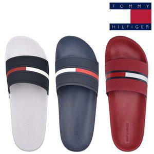 [타미힐피거] 남자 여자 남여공용 슬리퍼 레더