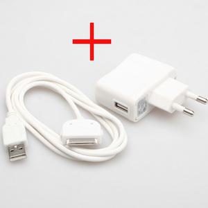 iPod 충전기 아답터 / 애플 아이팟/아이폰 용 USB AC어댑터+충전케이블 셋트/분리형/쾌속충전