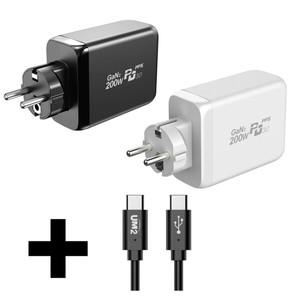 UM2 200W C타입 PD PPS GAN 접지 고속충전기 퀄컴 아이폰 아이패드 노트북 맥북 갤럭시 플립3 200PD-GAN2