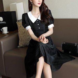 [시크라인] 데인 체크 원피스