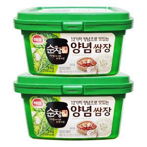 해표 순창궁 양념 쌈장 1kg x 2개