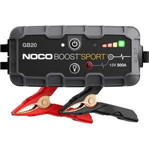 NOCO Boost Sport GB20 500A 12볼트 울트라세이프 리튬 점프 스타터 박스 자동차 배터리 부스터 팩 휴대용