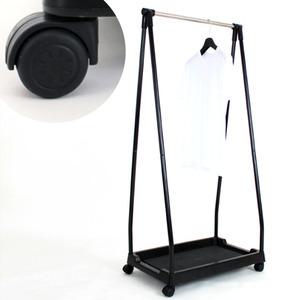 스탠드행거 옷 수납 1단 A형 선반 이동식 옷걸이행거 이동행거 바퀴 소형 행거 원룸 사무실 미니 선반행거