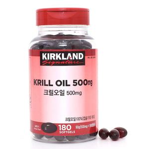 커클랜드 시그니춰 크릴오일 500mgX180캡슐