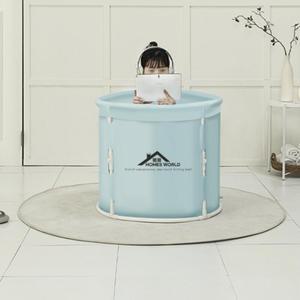 KJP 1인용 가정용 반신욕조 원터치 접이식 욕조 이동식 간이욕조