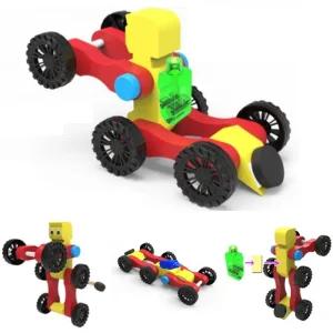 자석 변신 자동차만들기 (LED 1인용) 자석의 성질 학습 바퀴달린 차