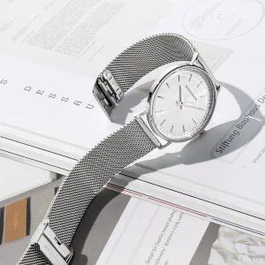 [로만손]R 라운드슬림 37 시계 RWRMUL3BF016WHWH0_(Small Size)