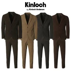 [롯데백화점]킨록 24 FW 남자추동셋업 코듀로이 슬림핏 셋업 정장 4종 1택 IIB9194 DK4465