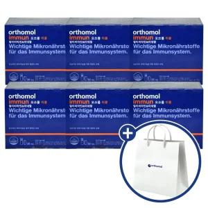 [쇼핑백증정] 오쏘몰 이뮨 멀티비타민 미네랄 (액상 20ml + 정제 919mg) x 30개입 6개 / WJ