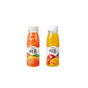 빙그레 따옴주스 235ml 2가지맛 자몽맛3개+망고3개/냉장무배